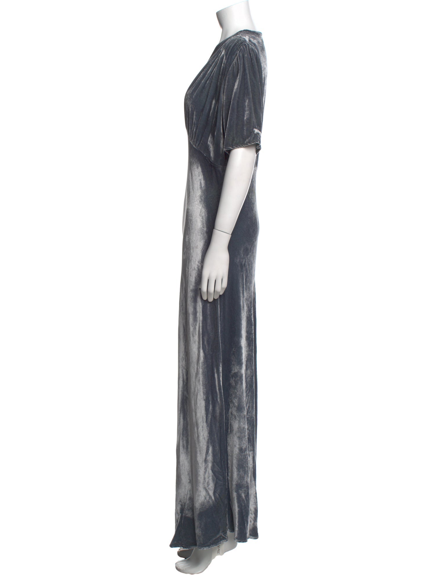 Les Habitudes V-Neck Long Dress