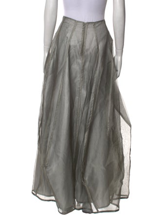 Les Habitudes Silk Long Skirt