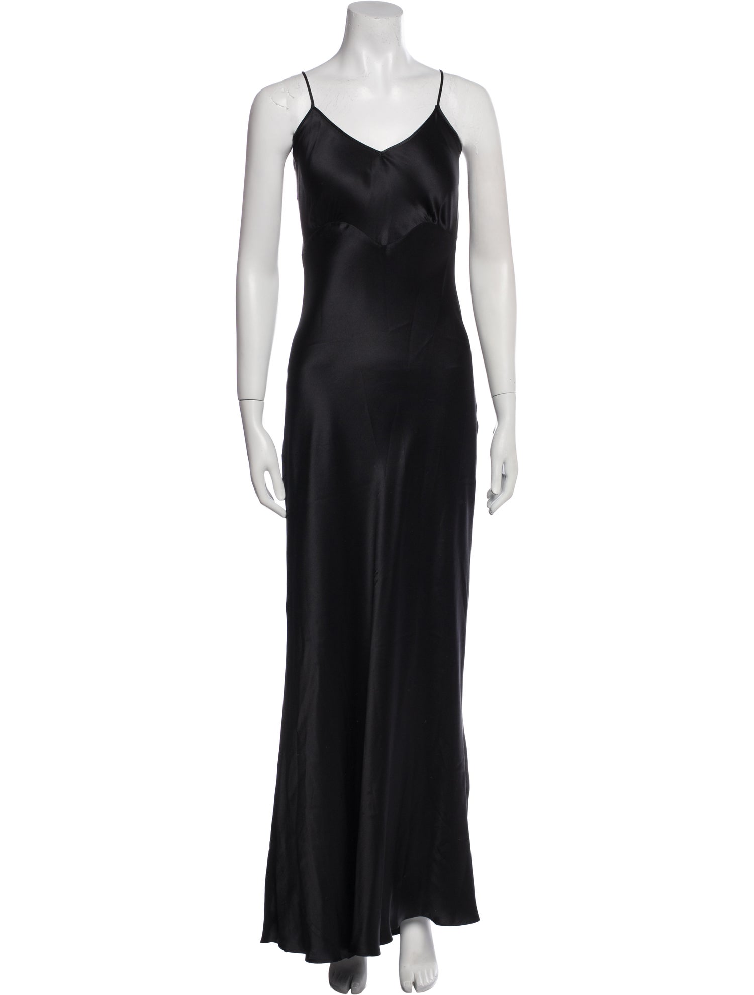 Les Habitudes Silk Long Dress