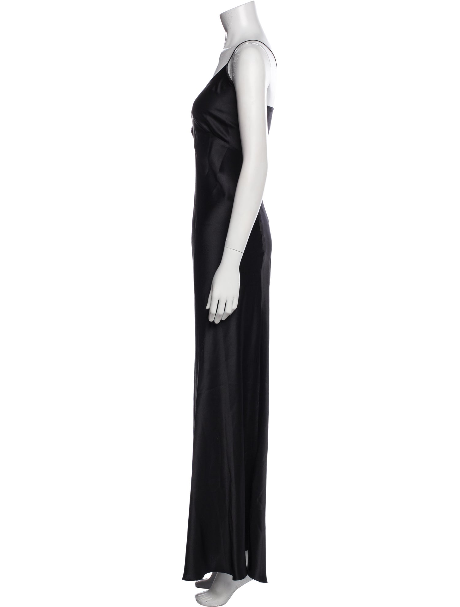 Les Habitudes Silk Long Dress