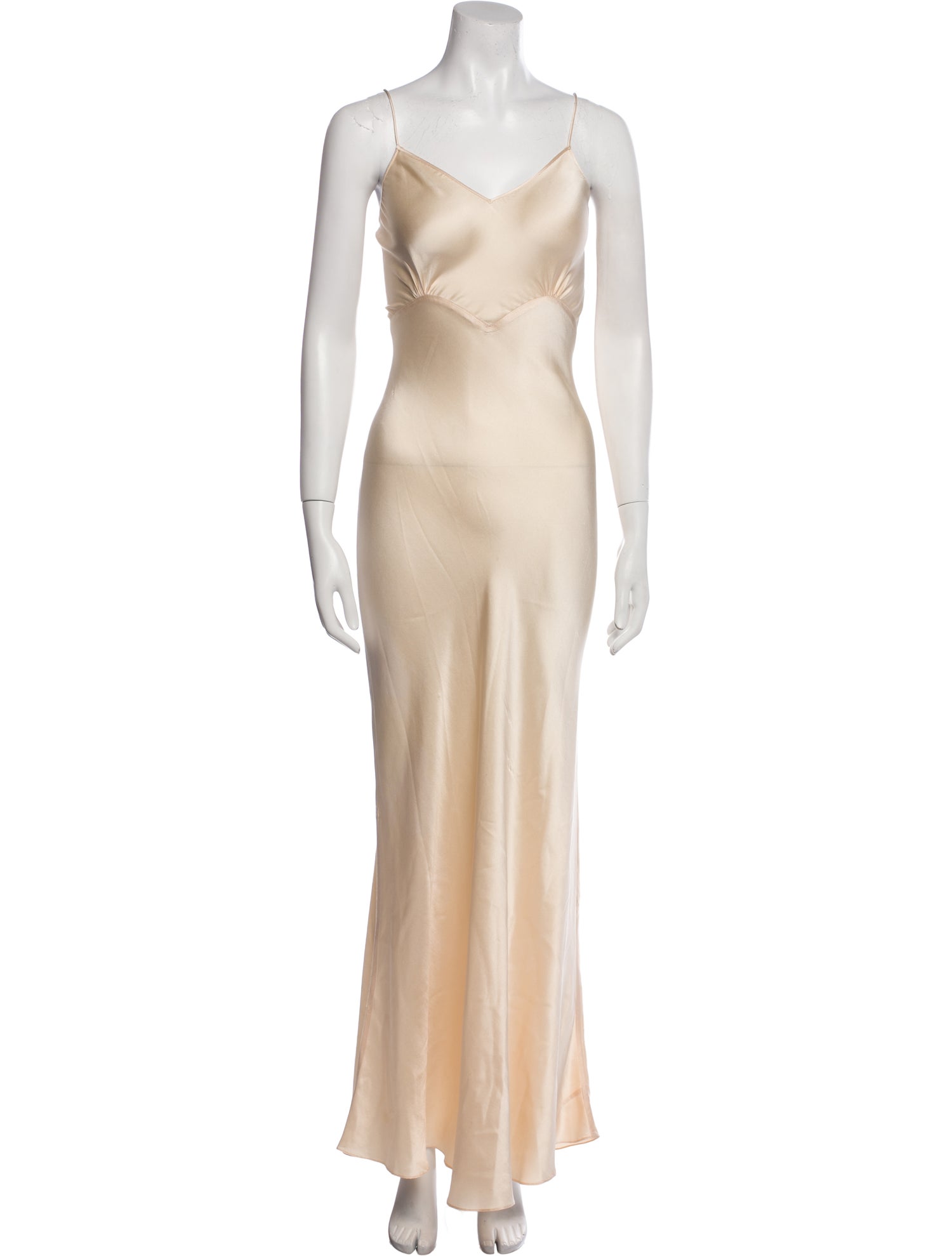 Les Habitudes V-Neck Long Dress