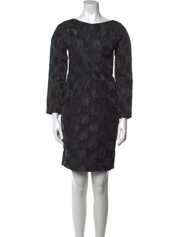 Lilith Dresses Bateau Neckline Mini Dress XS