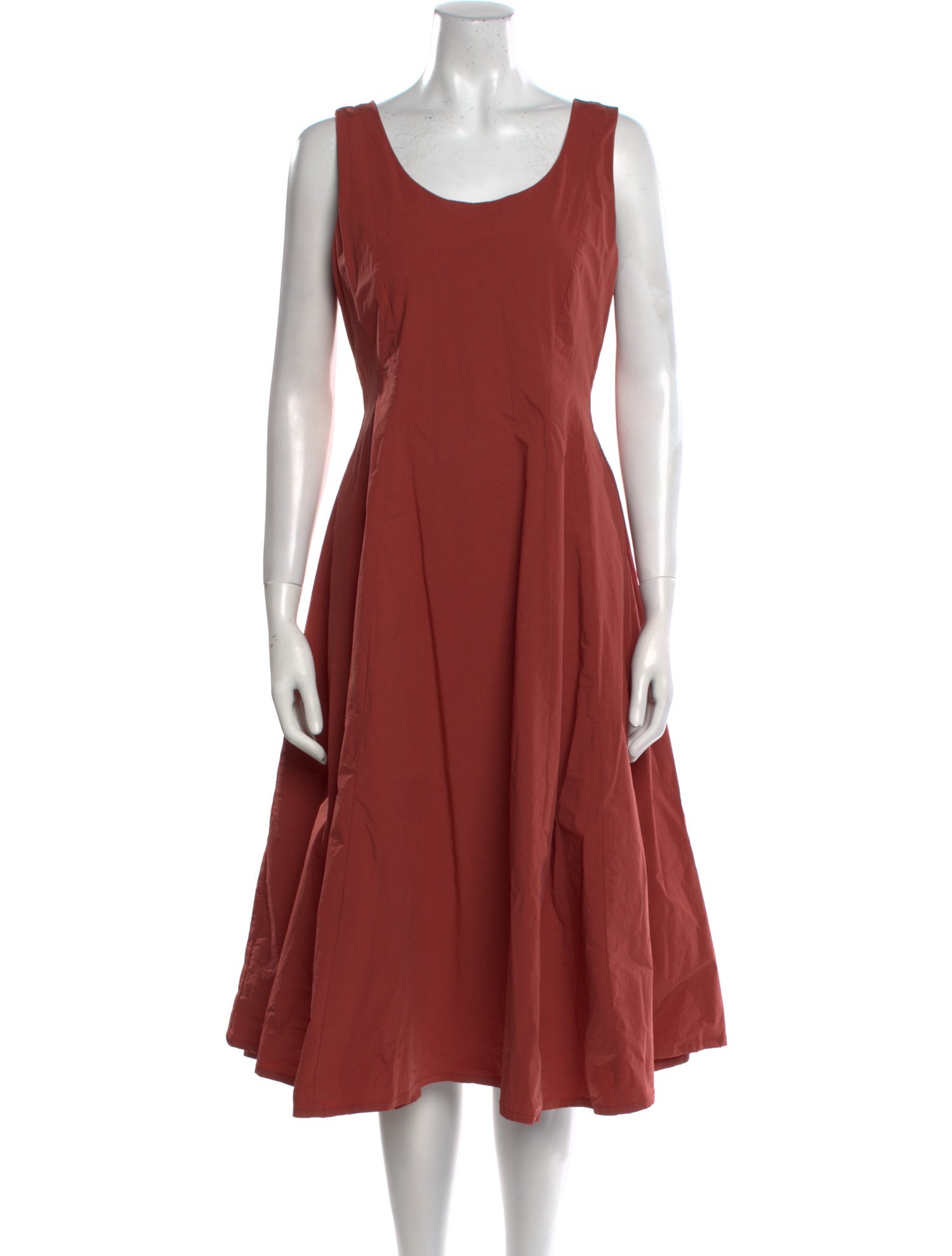 Lilith Scoop Neck Midi Length Dress