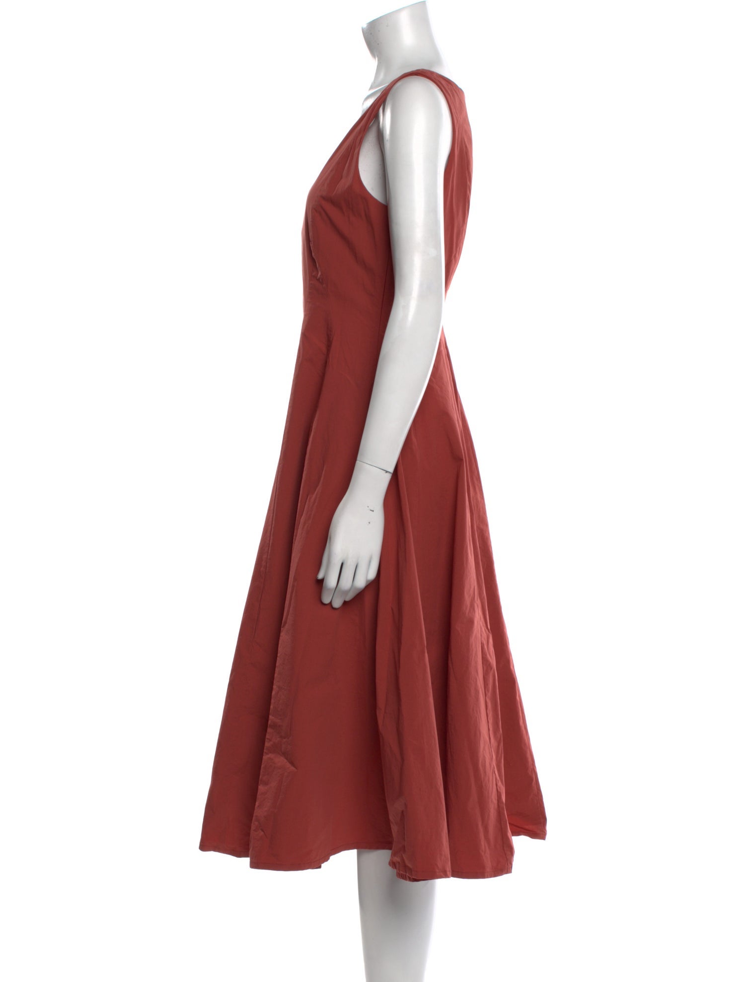 Lilith Scoop Neck Midi Length Dress