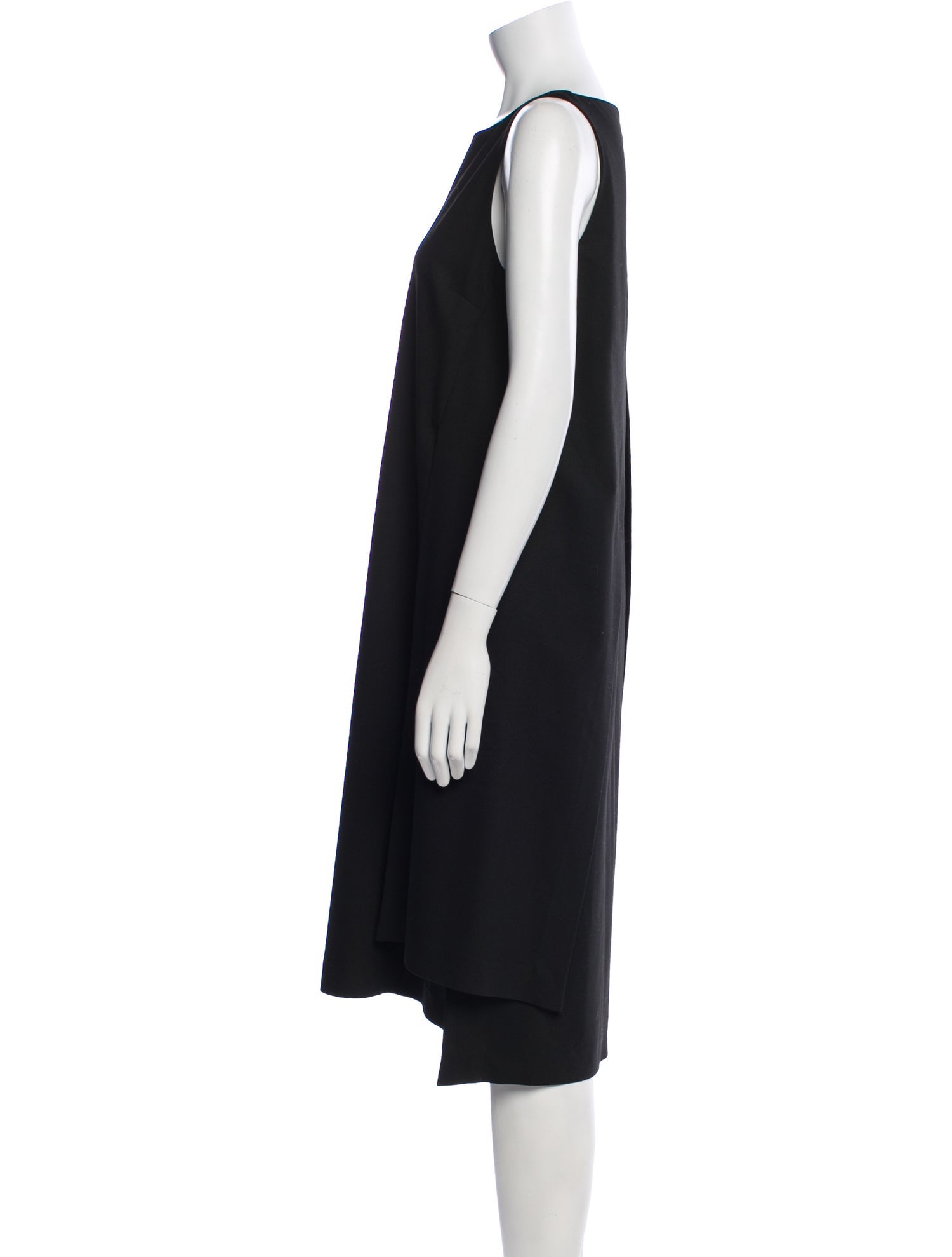 Lilith Bateau Neckline Midi Length Dress