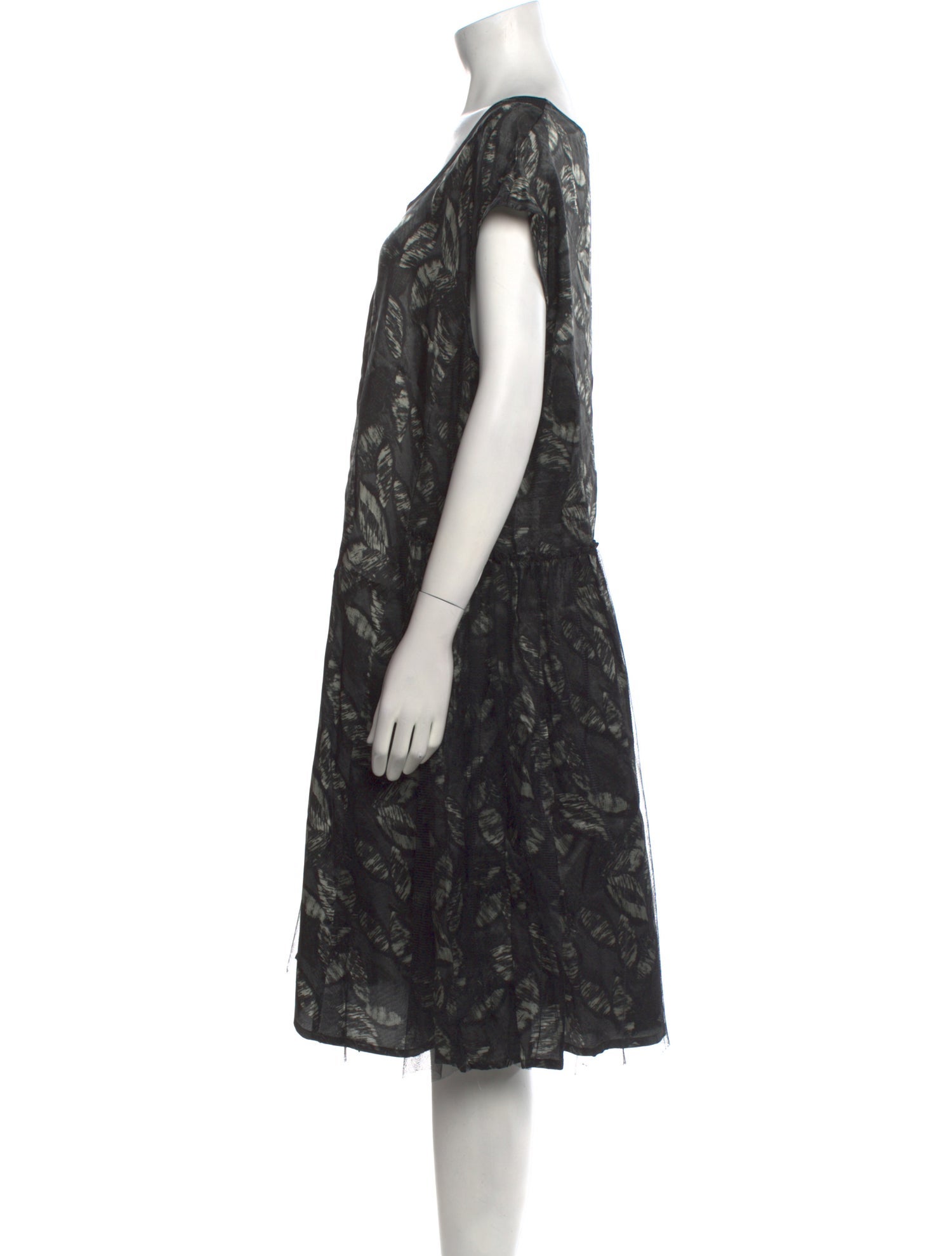 Lilith Printed Knee-Length Dress