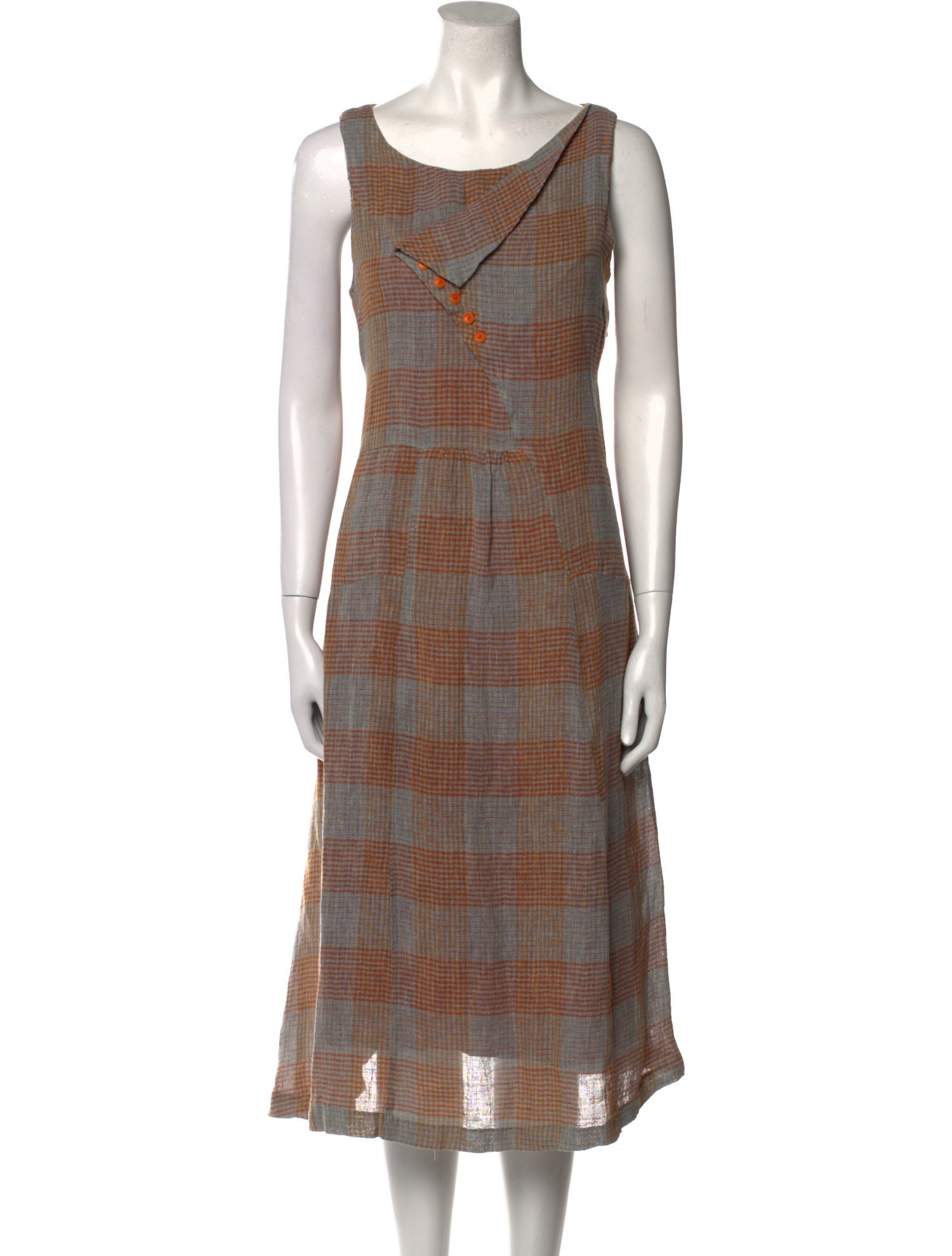 Lilith Linen Midi Length Dress