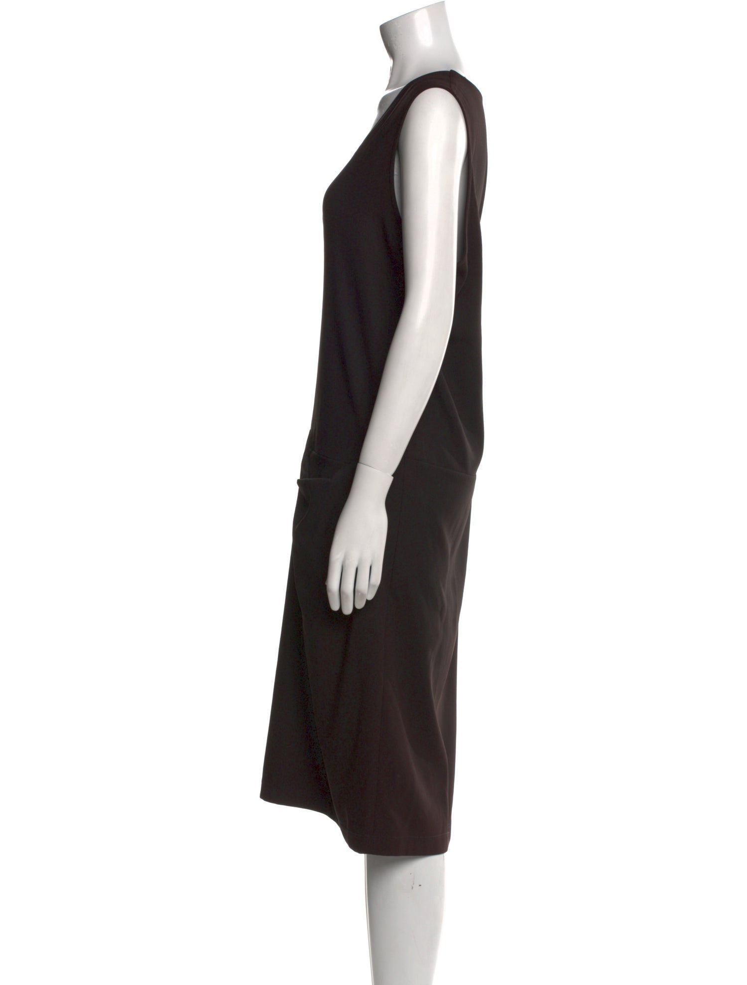 Lilith Scoop Neck Midi Length Dress