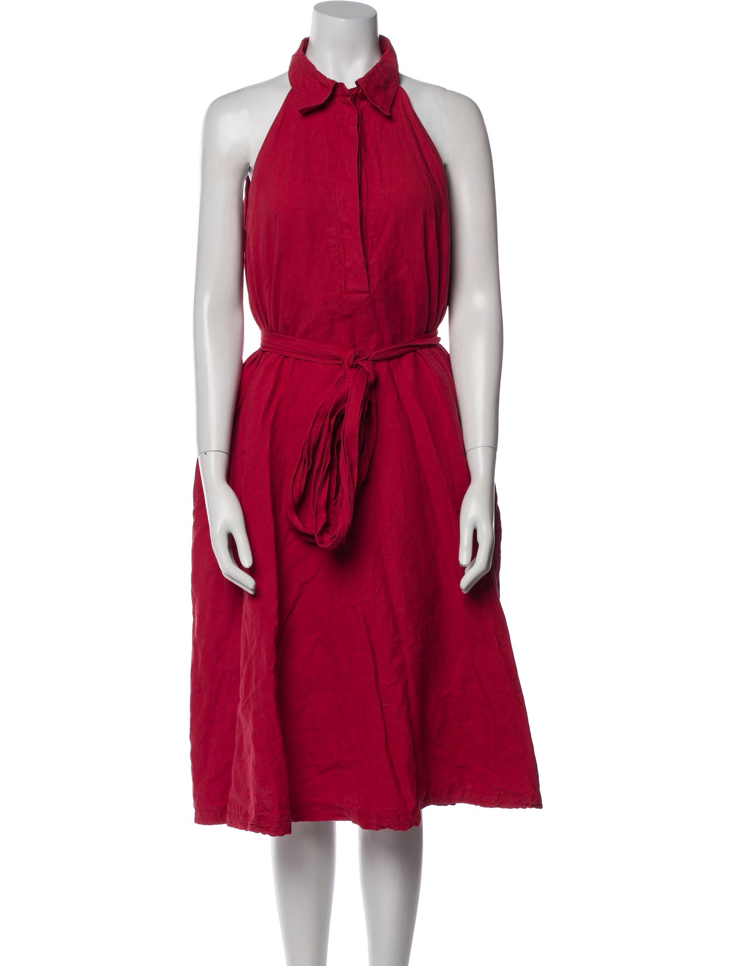 Lilith Linen Midi Length Dress