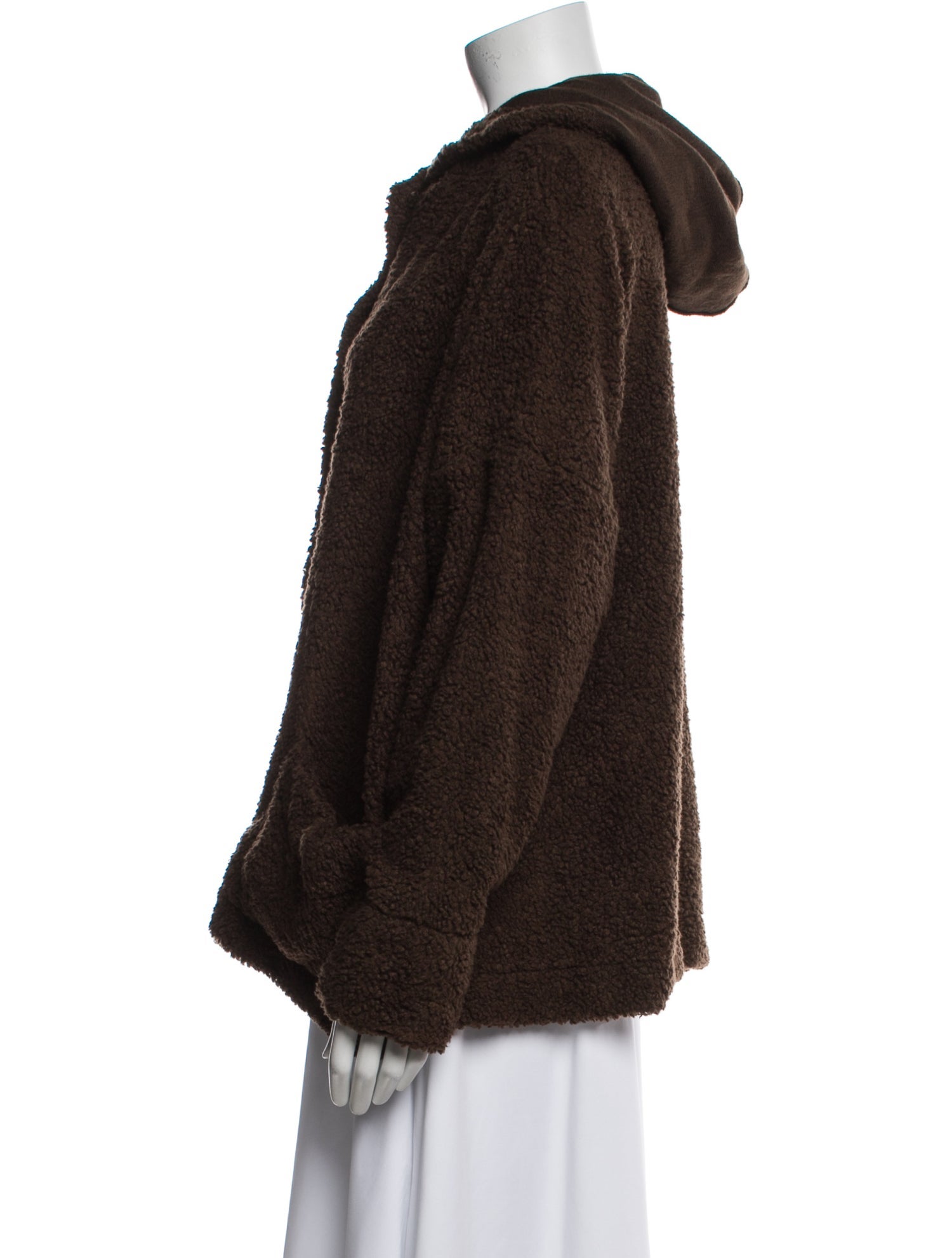Lilith Tweed Pattern Faux Fur Jacket