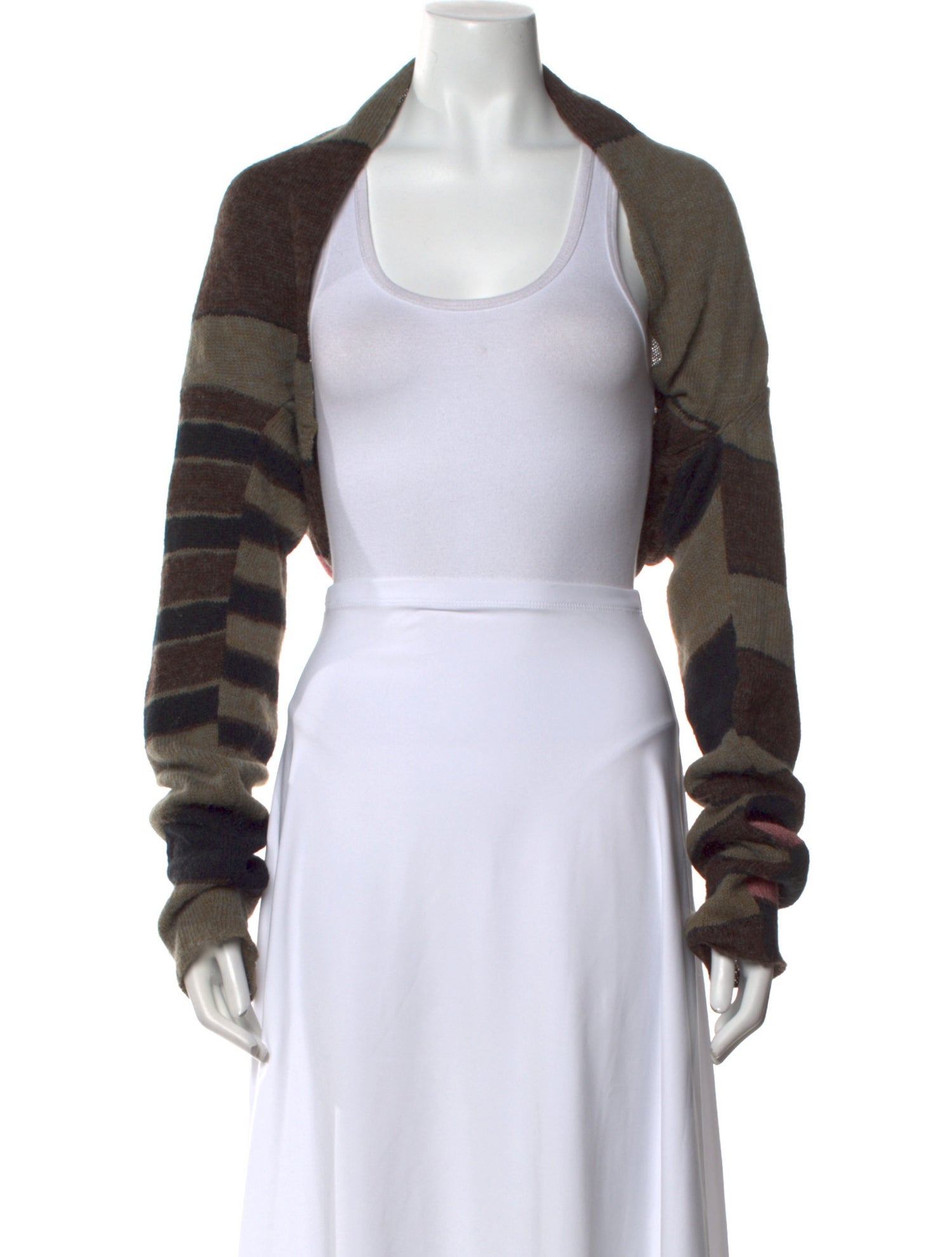 Lilith Printed Open Front Sweater