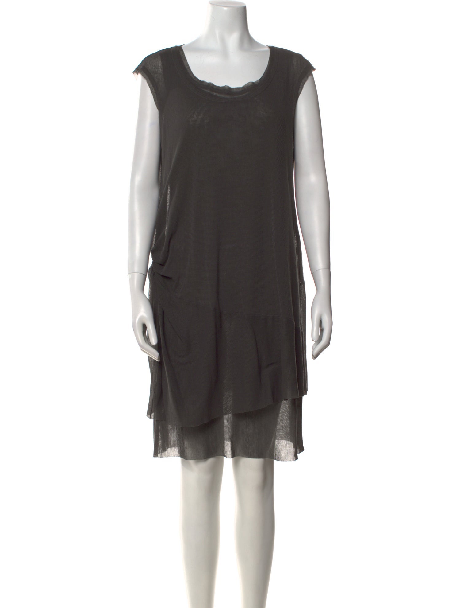 Lilith Scoop Neck Knee-Length Dress