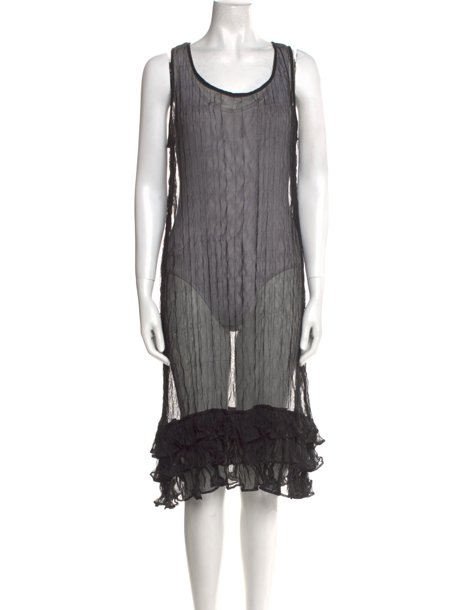 Lilith Lace Pattern Midi Length Dress