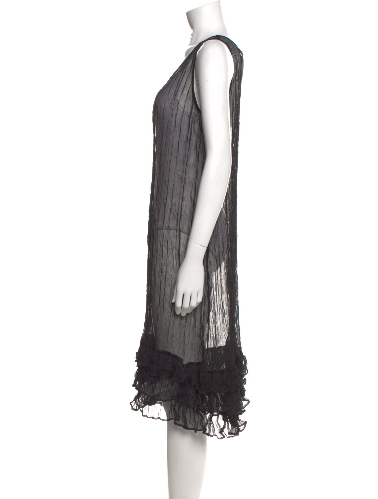 Lilith Lace Pattern Midi Length Dress