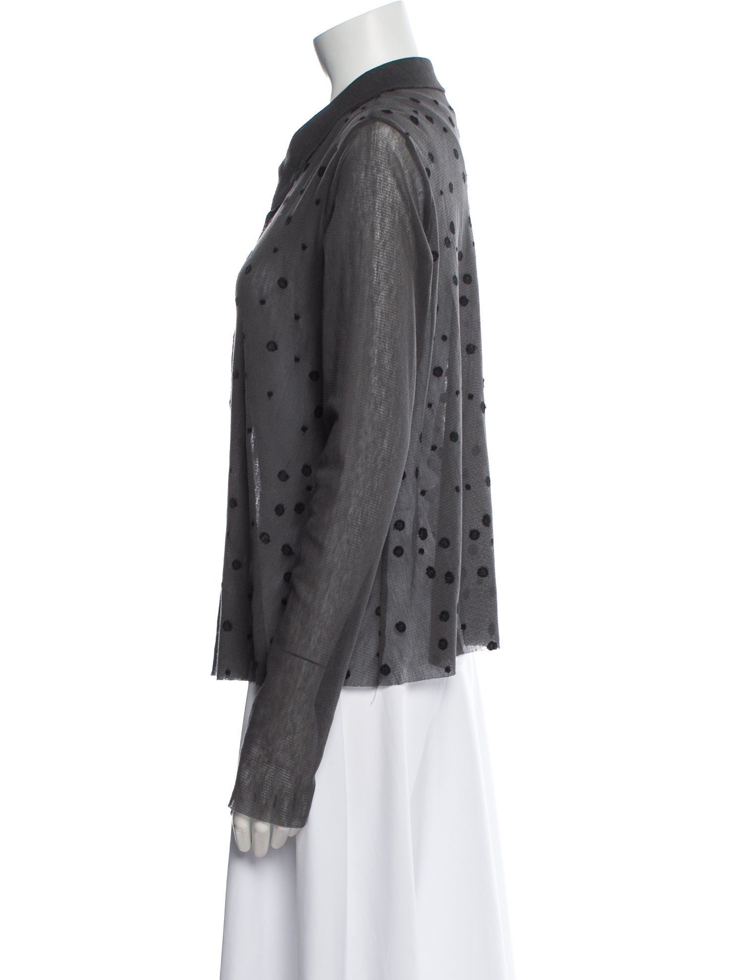 Lilith Printed Scoop Neck Sweater