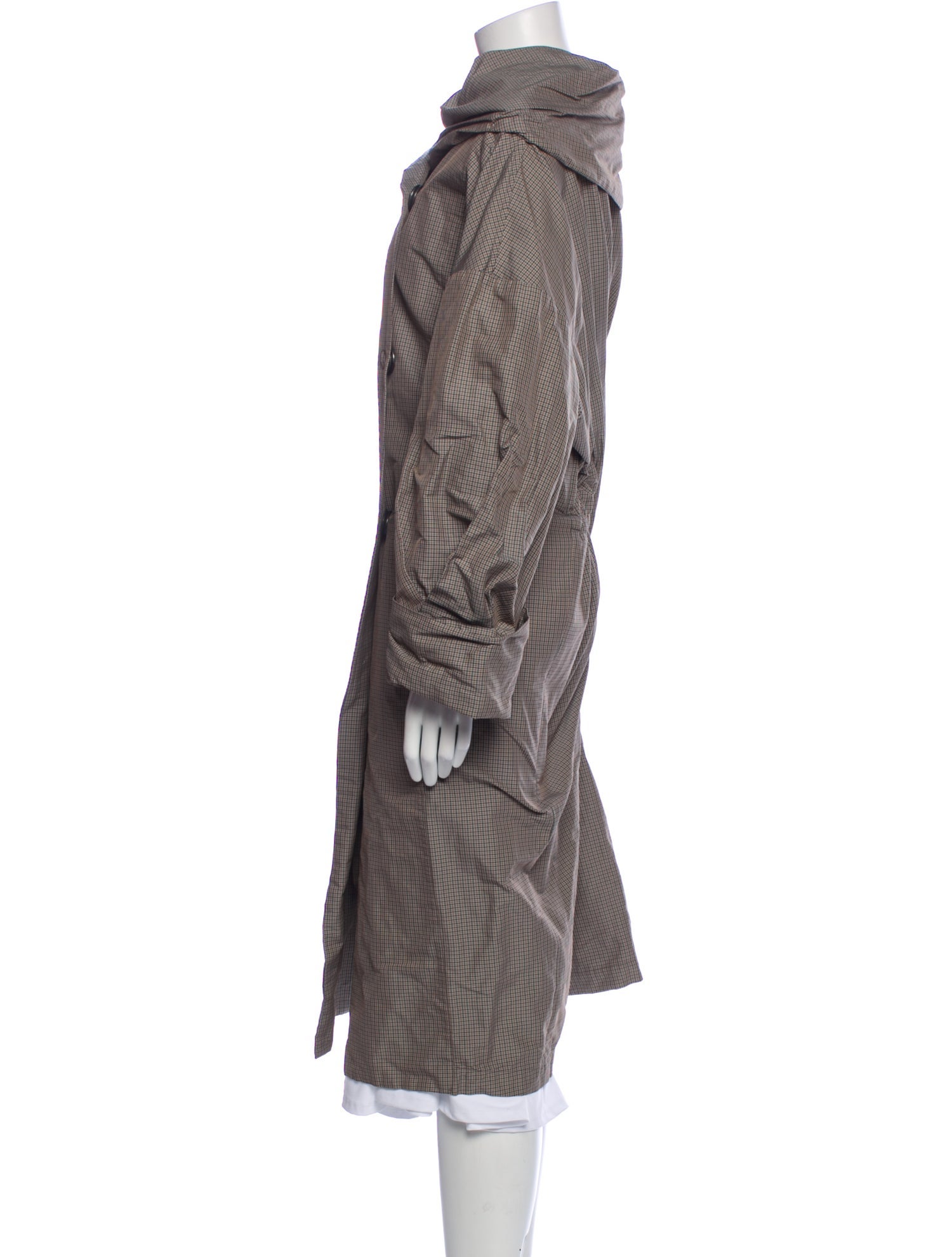 Lilith Plaid Print Parka