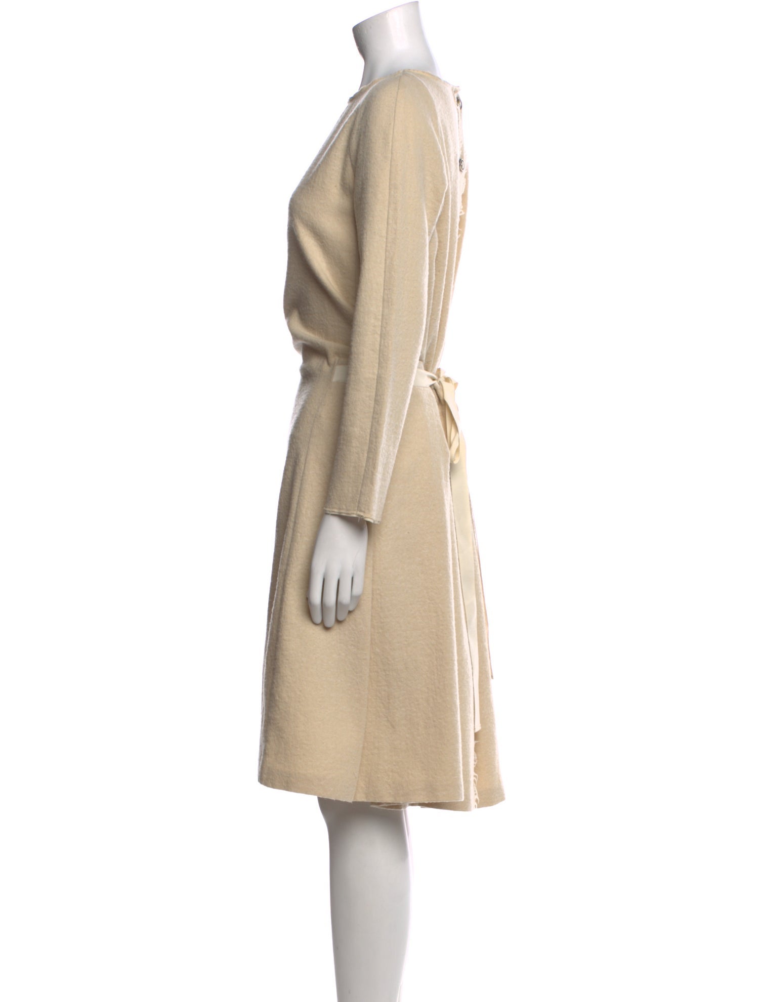 Lilith Bateau Neckline Knee-Length Dress