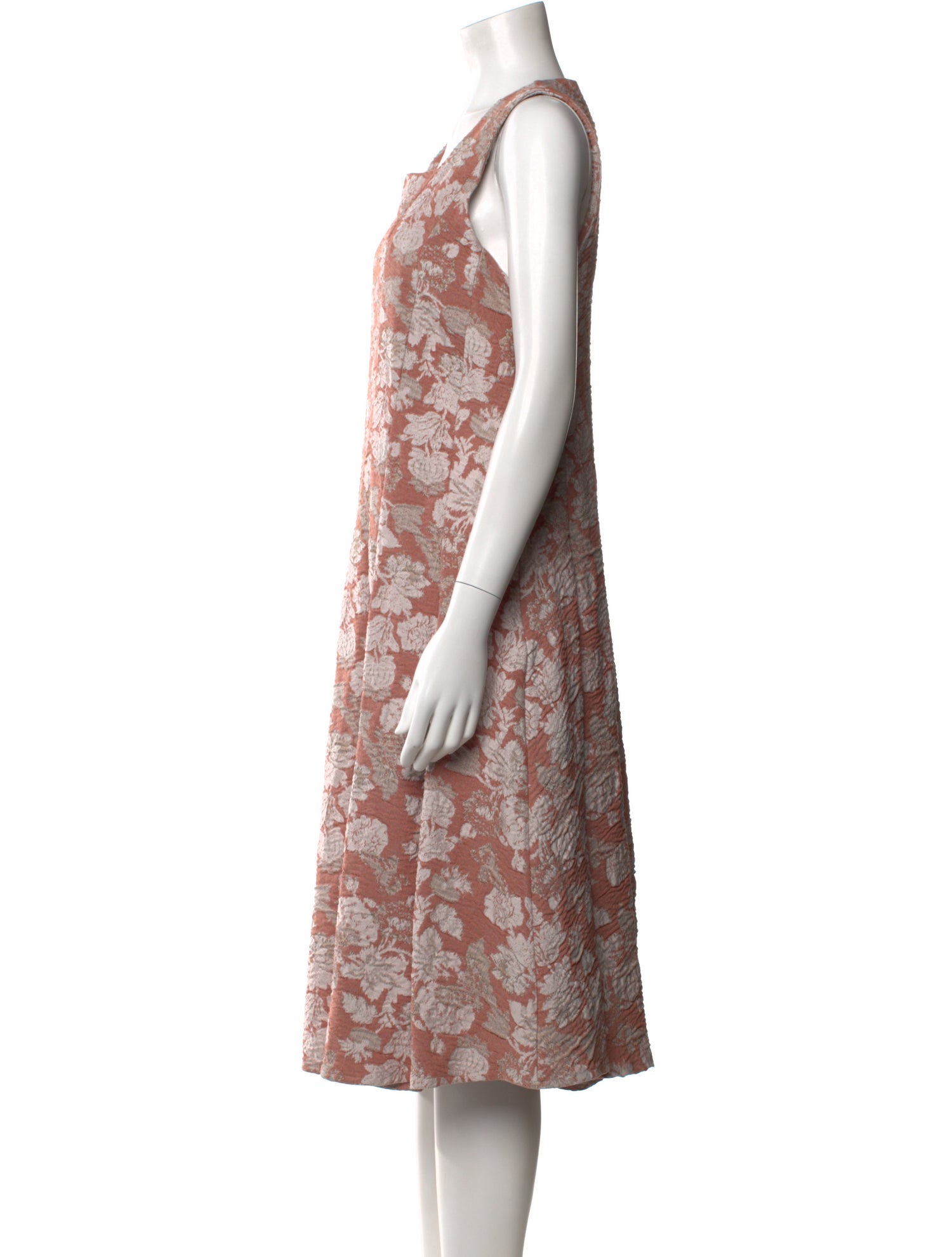 Lilith Floral Print Midi Length Dress