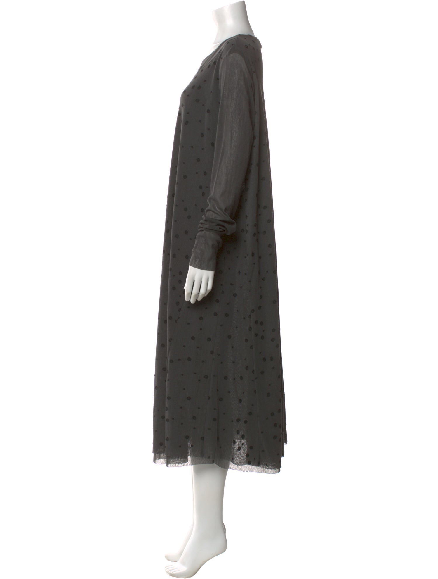 Lilith Scoop Neck Midi Length Dress