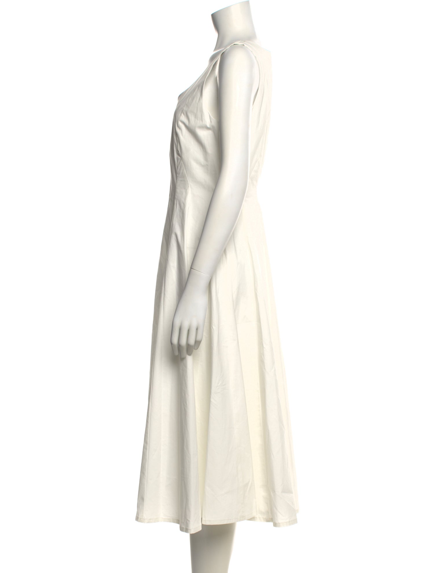 Lilith Scoop Neck Midi Length Dress