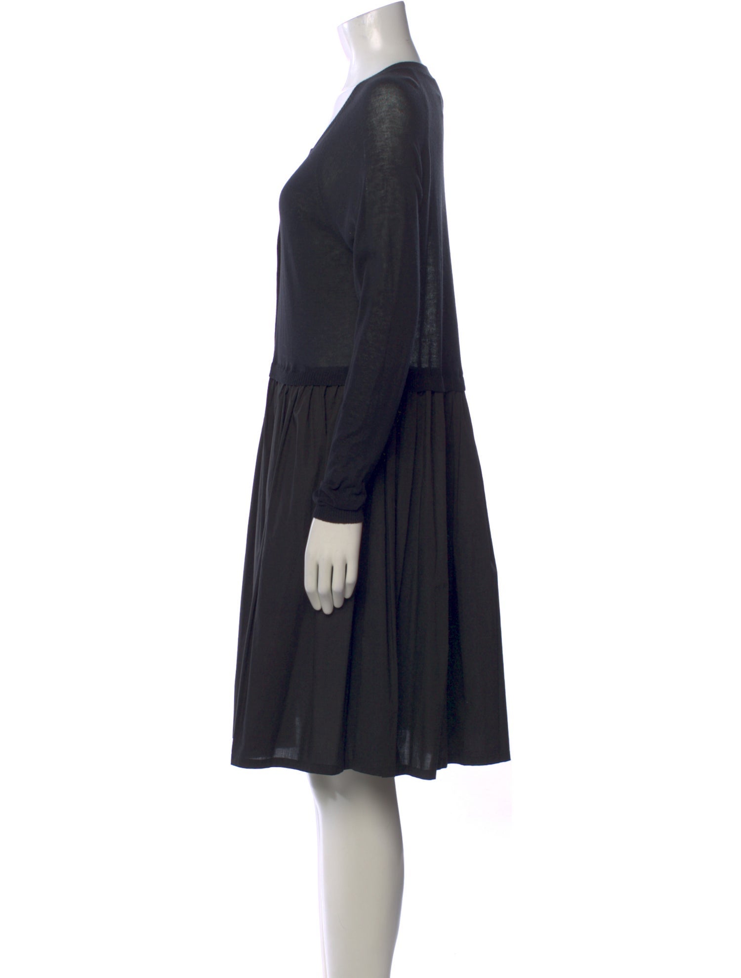 Lilith Crew Neck Knee-Length Dress
