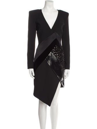 Les Hommes Femme Printed Midi Length Dress