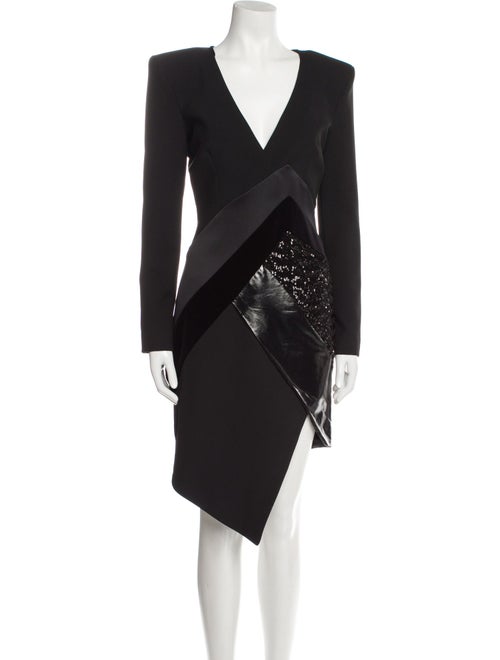 Les Hommes Femme Printed Midi Length Dress