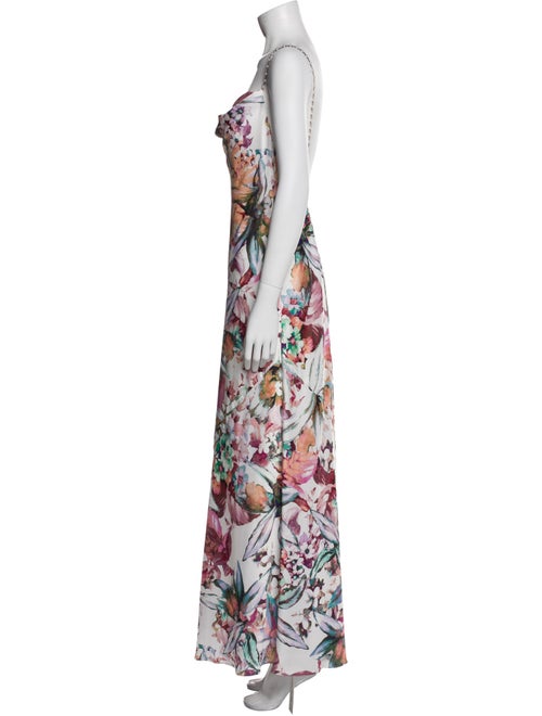 Liv Foster Floral Print Long Dress