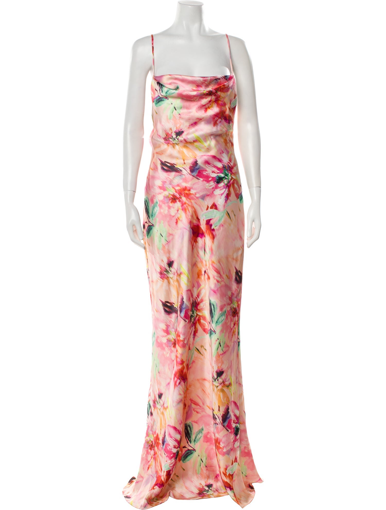 Liv Foster Floral Print Long Dress