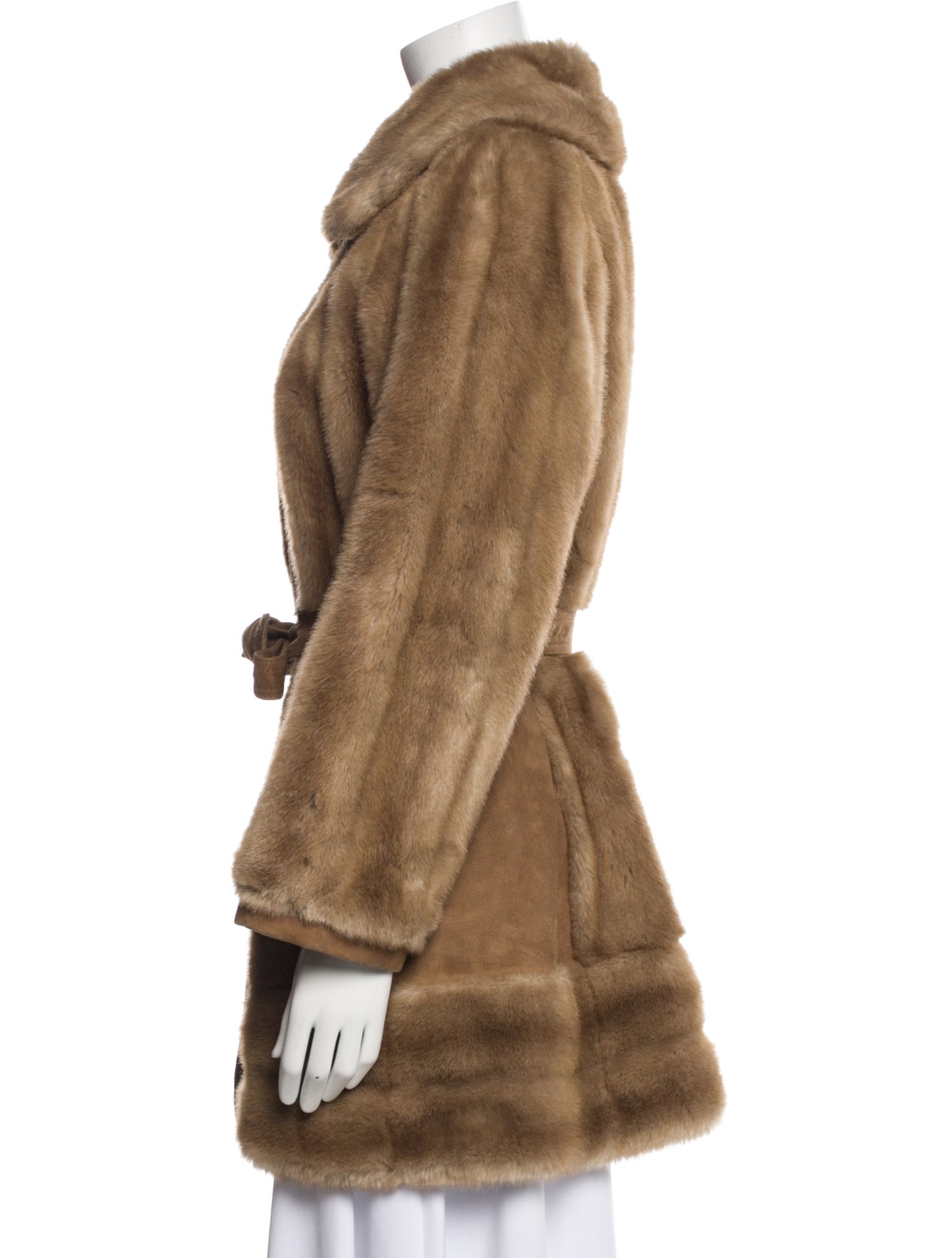 Lilli Ann Mink Faux Fur Coat