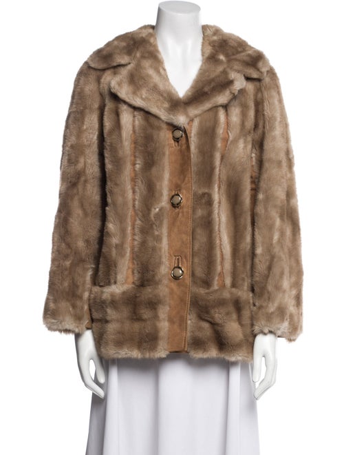 Lilli Ann Faux Fur Faux Fur Coat