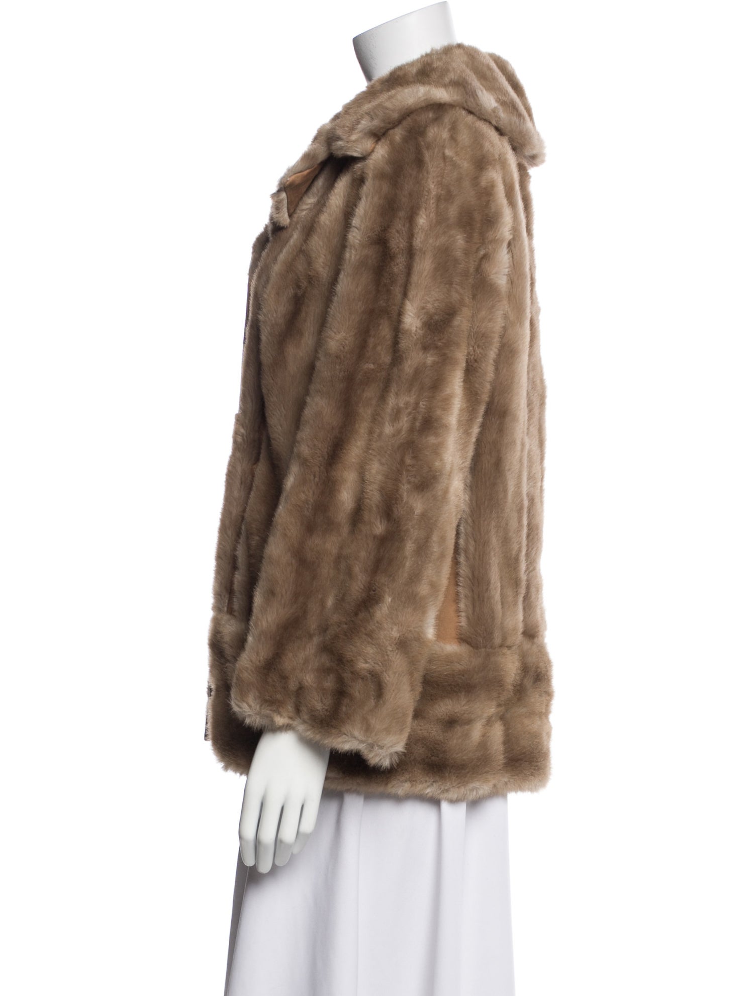 Lilli Ann Faux Fur Faux Fur Coat