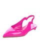Christian Louboutin Patent Leather Slingback Flats