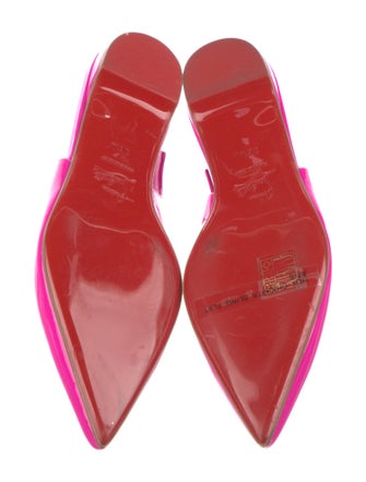 Christian Louboutin Patent Leather Slingback Flats
