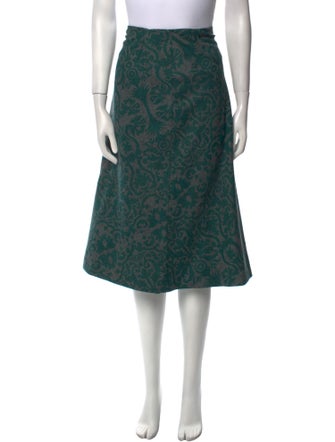 LISA CORTI Printed Midi Length Skirt