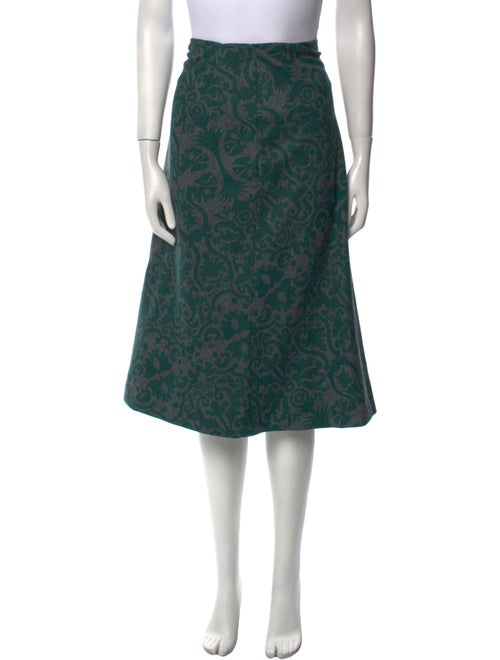 LISA CORTI Printed Midi Length Skirt