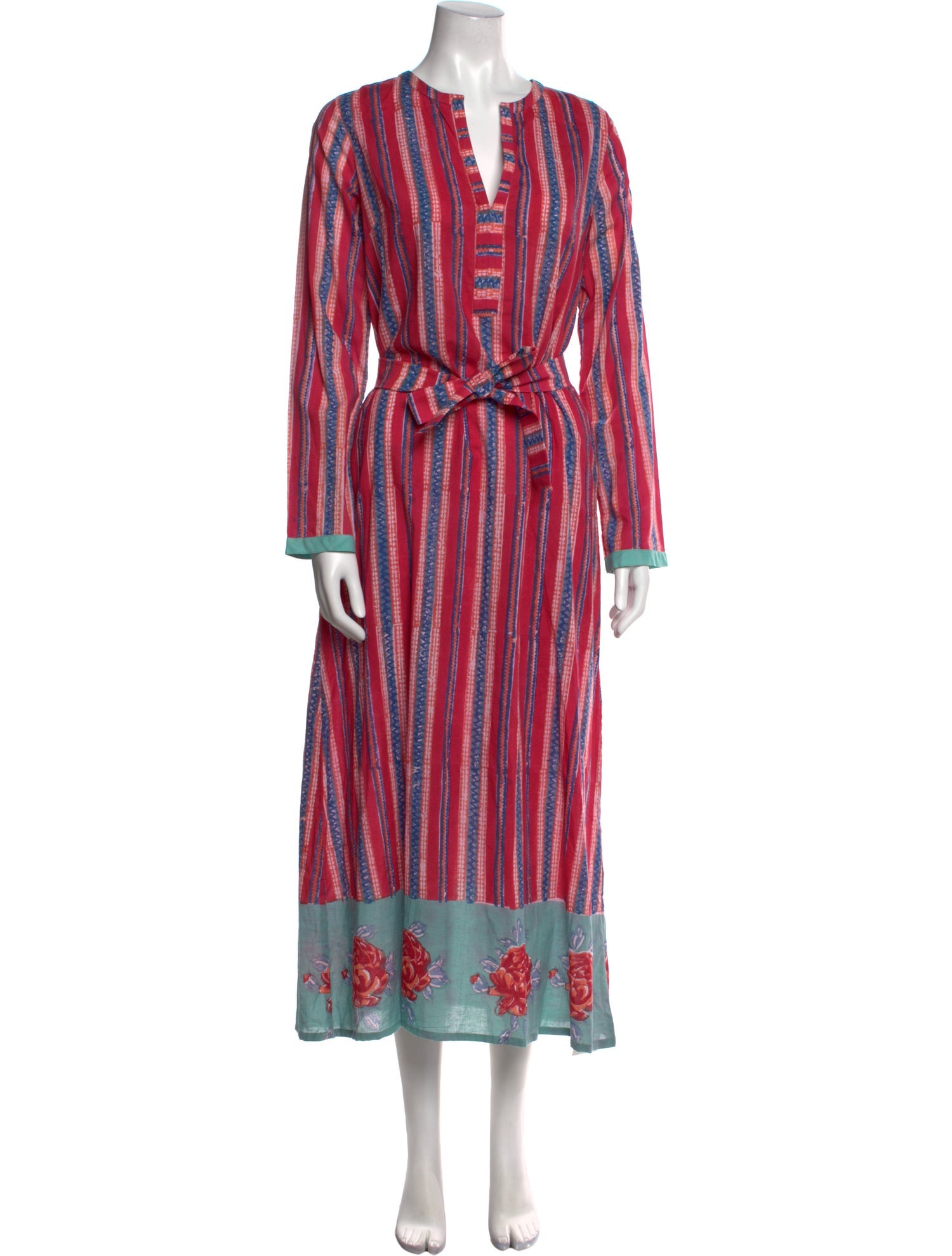 LISA CORTI Striped Long Dress w/ Tags