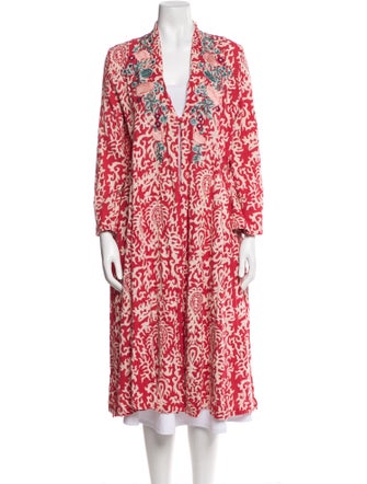 LISA CORTI Printed Robe