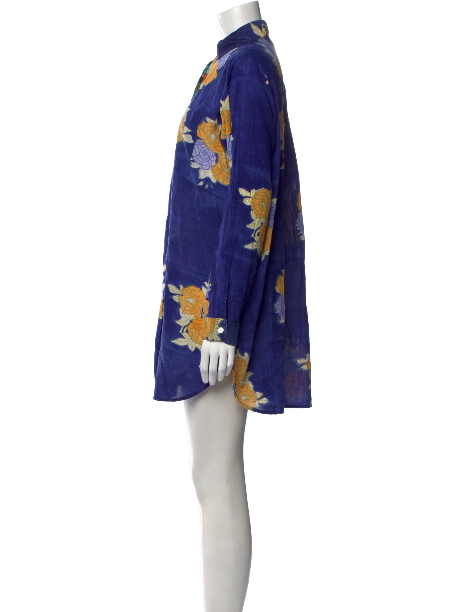 LISA CORTI Floral Print Mini Dress