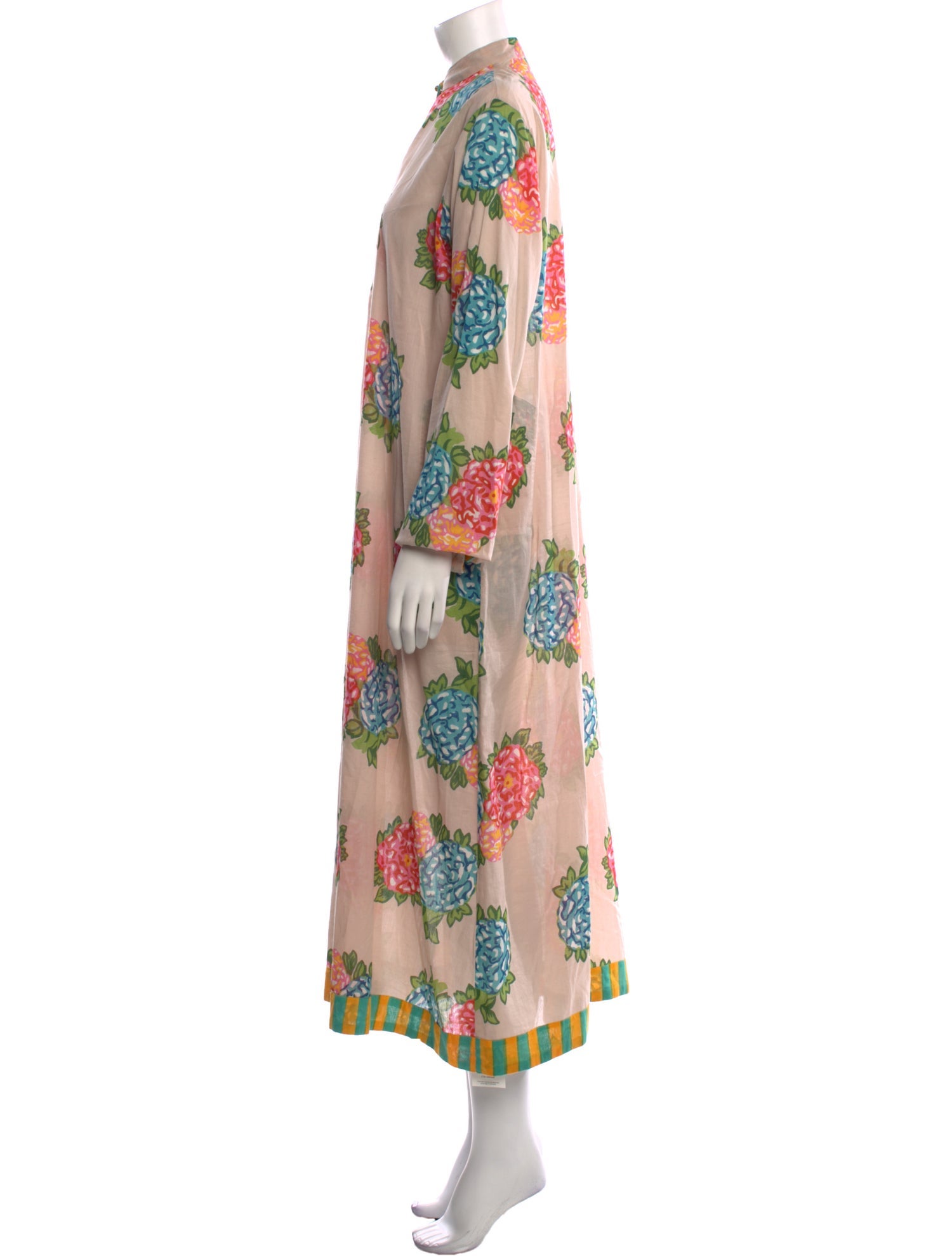 LISA CORTI Floral Print Long Dress