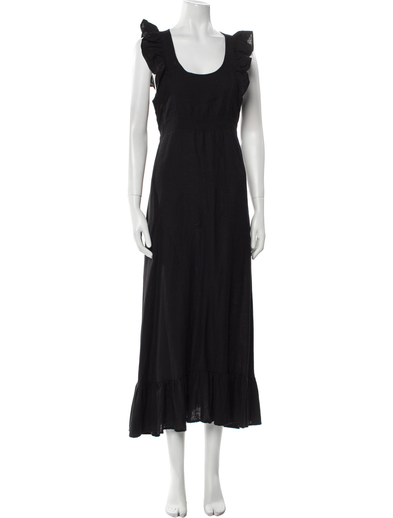 Lido Scoop Neck Long Dress