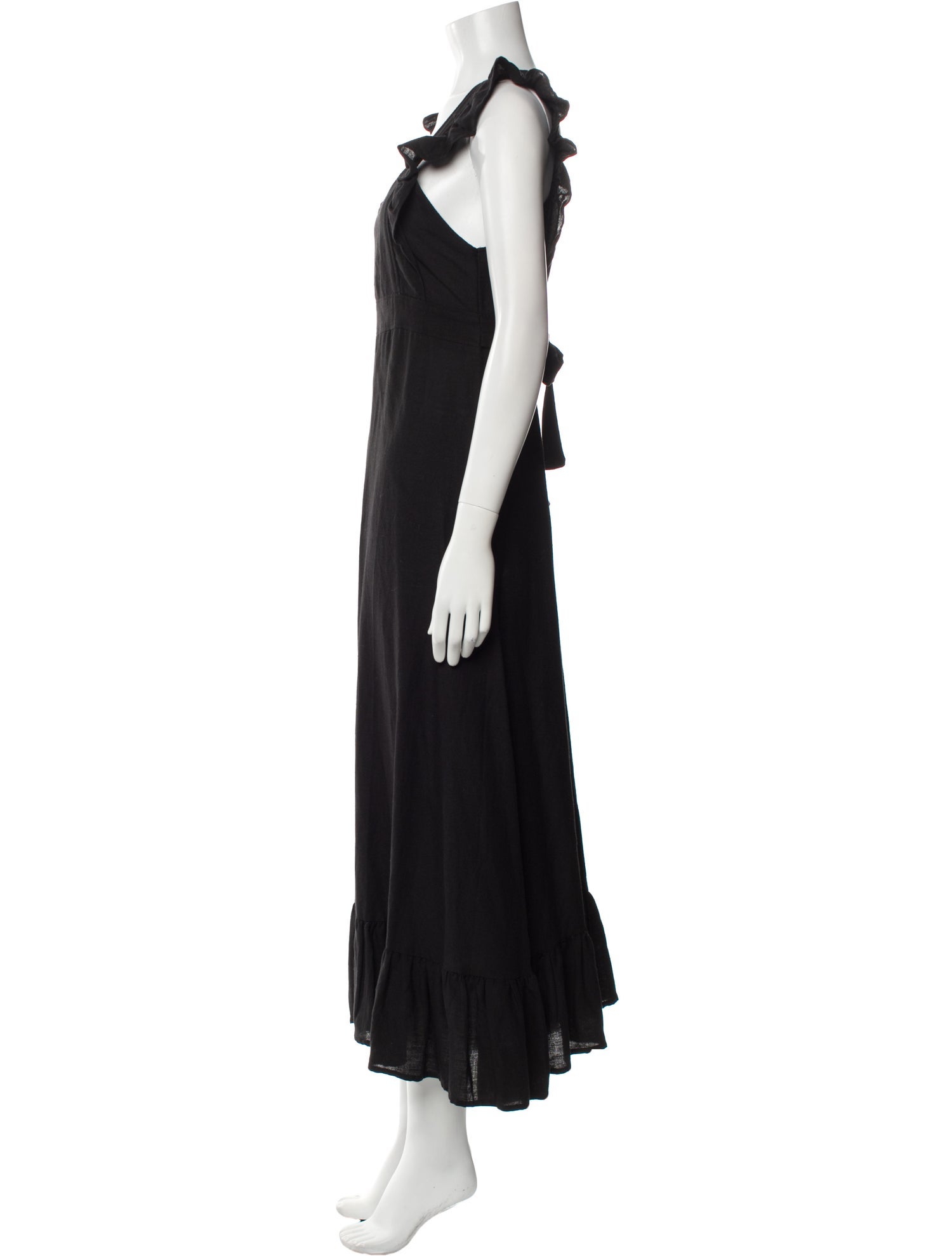 Lido Scoop Neck Long Dress