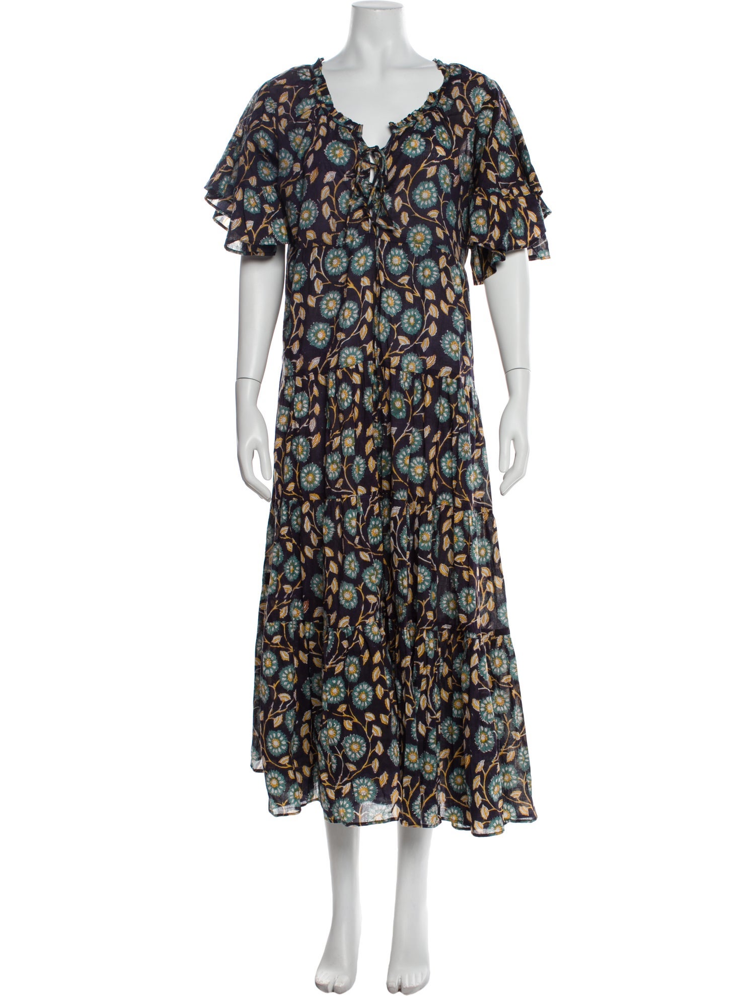 Lido Floral Print Long Dress