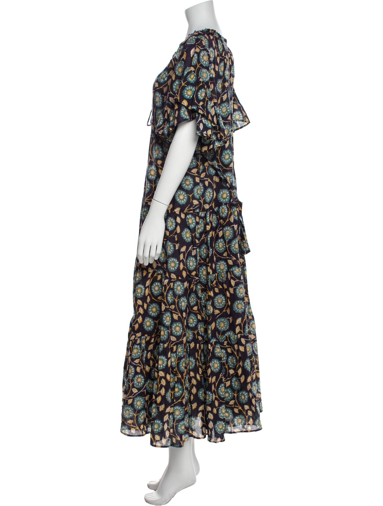 Lido Floral Print Long Dress