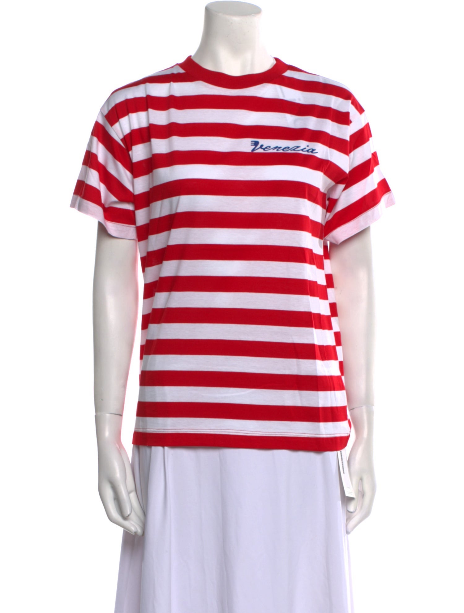 Lido Striped Crew Neck T-Shirt w/ Tags