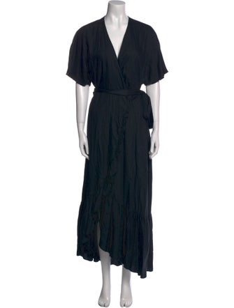 Lido V-Neck Long Dress