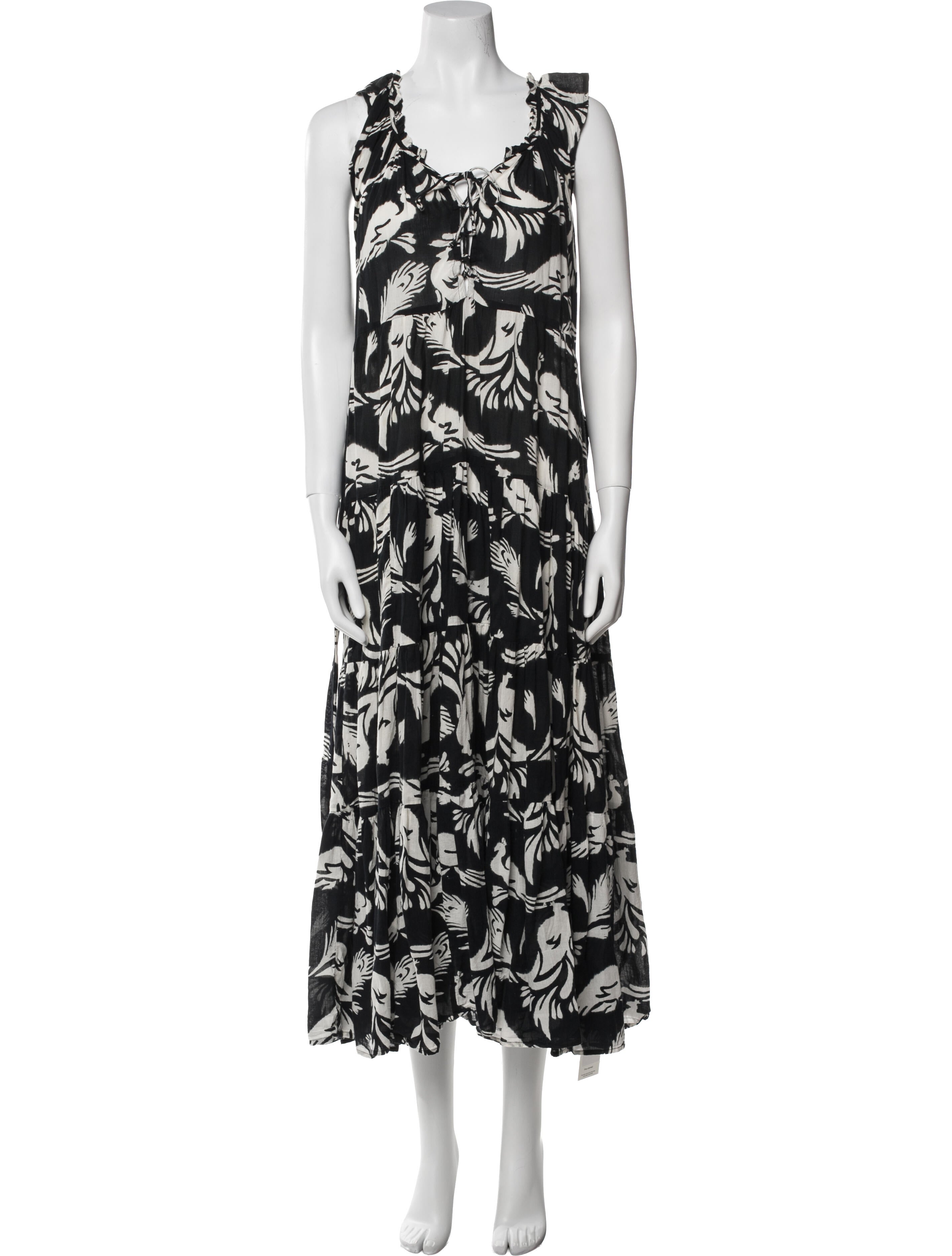 Lido Printed Long Dress