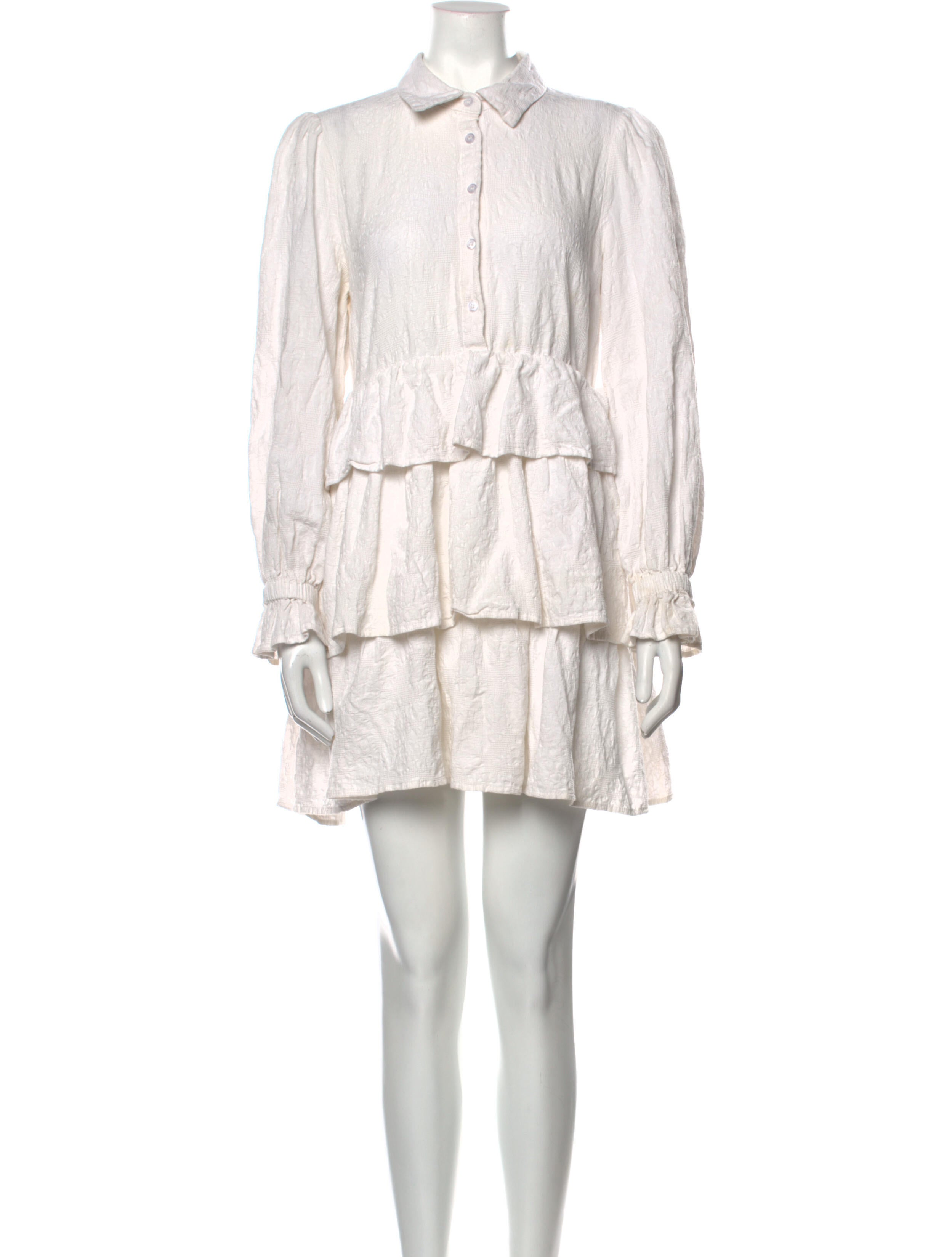 Line & Dot Mini Dress