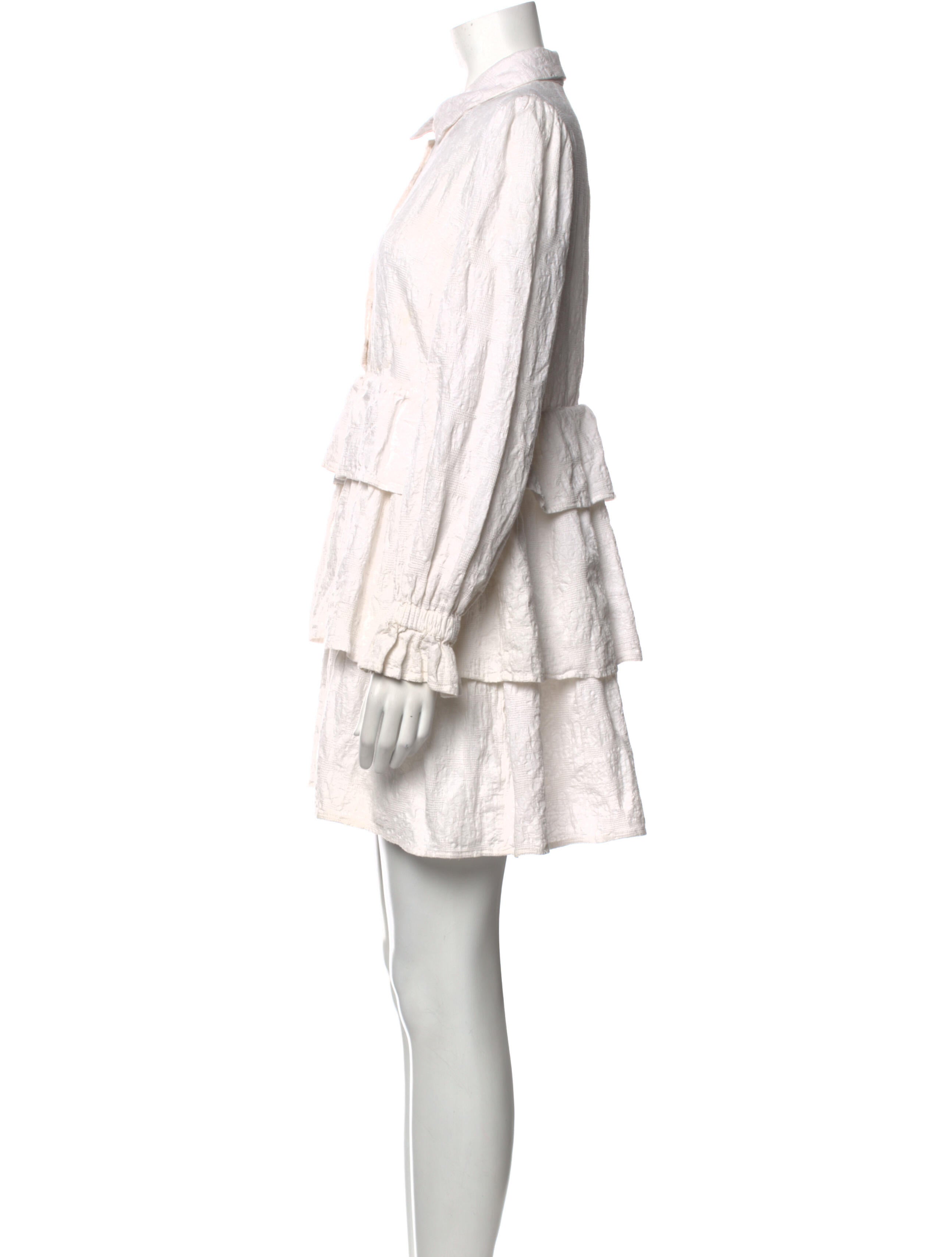 Line & Dot Mini Dress