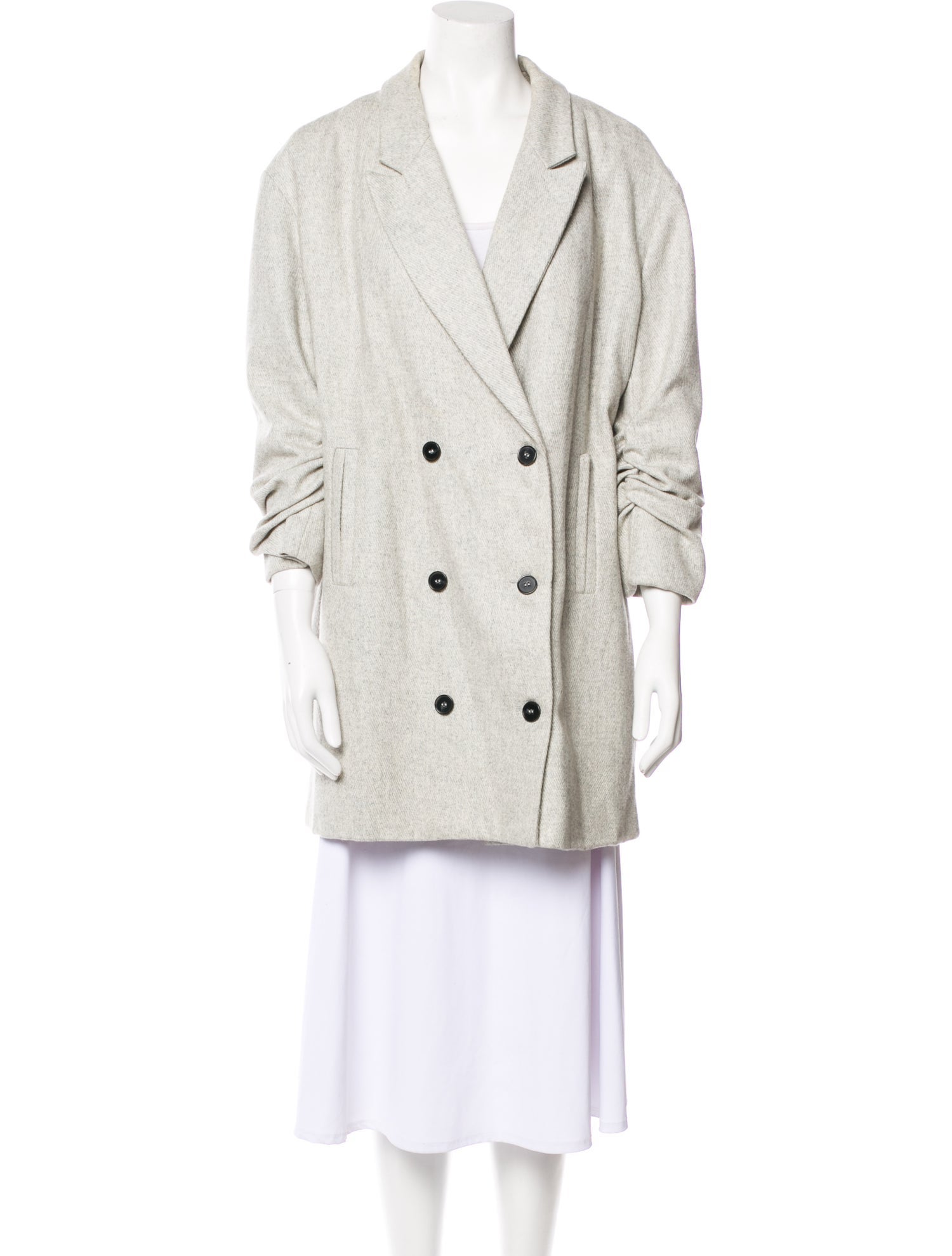 Line & Dot Trench Coat